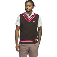 MR Knit Vest Pullunder Strick dunkelbraun