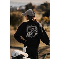 Macade Golf Knit Intarsia Sweater Pullover Strick schwarz