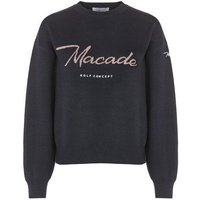 Macade Golf Signature Knit Sweater Pullover Strick anthrazit