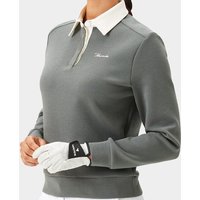 Macade Golf Sweatshirt Langarm Polo grau
