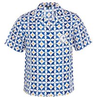Malbon RIVIERA CAMP COLLAR SHIRT Halbarm Hemd weiß