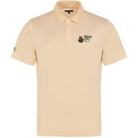 Malbon TWO MAN SCRAMBLE PIQUE Halbarm Polo sand