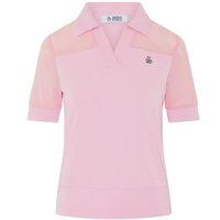 Penguin 1/2 Sleeve Mesh Blocked Halbarm Polo rosa