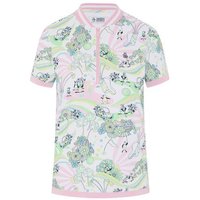 Penguin Groovy Pete Printed Zip Halbarm Polo mehrfarbig