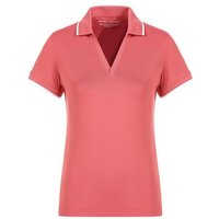 Peter Millar BETTY SHORT SLEEVE DROP V Halbarm Polo rot