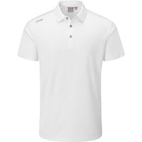 Ping Lindum Halbarm Polo weiß