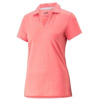 Puma Cloudspun Coast Halbarm Polo orange