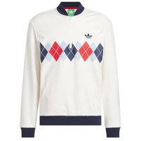S Print 1/4 Zip Stretch Midlayer weiß