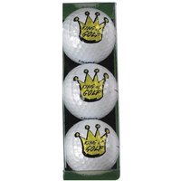 Sportiques 3er Golfbälle King of Golf Sonstige
