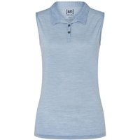 Super Natural ohne Arm Polo hellblau