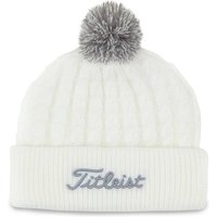 Titleist Cable Knit Pom weiß