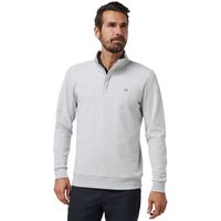 TravisMathew CLOUD QUARTER ZIP 2.0 Shirt Sweatshirt hellgrau