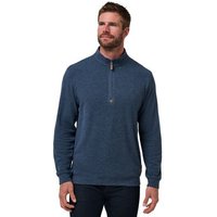 TravisMathew CLOUD SWEATER QUARTER ZIP Shirt Sweatshirt navy