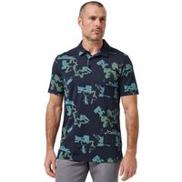 TravisMathew FAVORITE HELLO Halbarm Polo blau