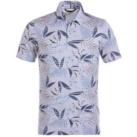 TravisMathew RIP CURRENT Halbarm Polo hellgrau melange