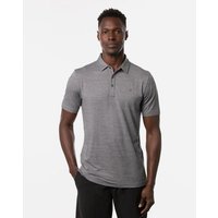 TravisMathew THE HEATER Halbarm Polo hellgrau melange