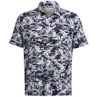 Under Armour Playoff 3.0 Pine Camo Halbarm Polo hellgrau