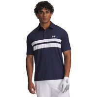 Under Armour Playoff 3.0 Polo-Dual Chest Stripe Halbarm Polo blau