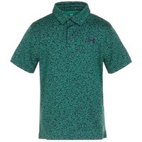 Under Armour UA Playoff Printed Halbarm Polo dunkelgrün