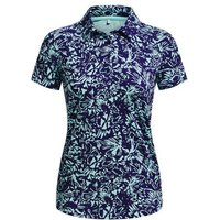 Under Armour Zinger Printed Halbarm Polo blau
