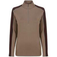 Valiente 1/2 Zip Stretch Thermo Midlayer taupe