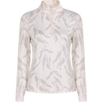 Valiente Druck 1/2 Zip Soft Touch Thermo Unterzieher ecru