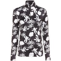 Valiente Druck 1/2 Zip Soft Touch Thermo Unterzieher schwarz