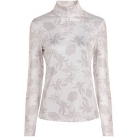 Valiente Druck 1/2 Zip Soft Touch Thermo Unterzieher weiß