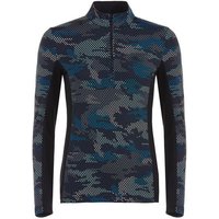 Valiente Druck 1/2 Zip Unterzieher Thermo navy