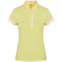 Valiente Funktions Halbarm Polo gelb
