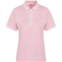 Valiente Funktions Pique Halbarm Polo rosa