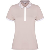 Valiente Funktions Pique Halbarm Polo sand