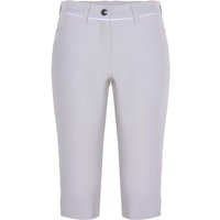 Valiente JULIE Kontrastpiping Capri Hose hellgrau