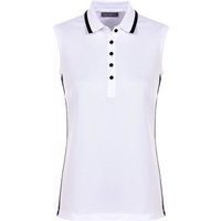 Valiente Kontrast ohne Arm Polo weiß