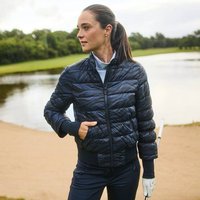 Valiente Stepp Druck Thermo Jacke navy 2 Valiente Stepp Druck Thermo Jacke navy 1