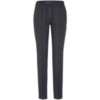 Valiente Stretch Jogpants mit Biese Hose lang kariert