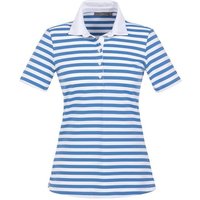 Valiente polo with stripes Halbarm Polo blau