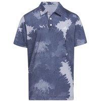 adidas Boys FLOWER MESH Halbarm Polo blau
