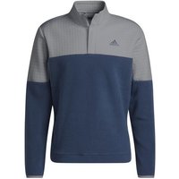 adidas DWR BLOCK 1/4 ZIP Thermo Midlayer marine 2 adidas DWR BLOCK 14 ZIP Thermo Midlayer marine