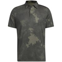 adidas FLOWER MESH Halbarm Polo oliv