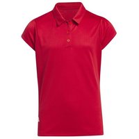 adidas Girls PERF Halbarm Polo rot