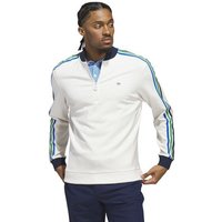 adidas Golf Originals F 3 Str 1/4 Zip Stretch Midlayer weiß