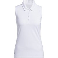 adidas Ultimate365 Solid Sleeveless ohne Arm Polo weiß