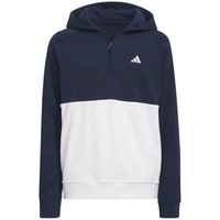 adidas Unisex Colorblock Hoodie Stretch Midlayer navy