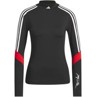 adidas W JL3 LS Mock Unterzieher schwarz