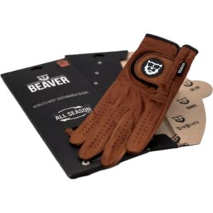 Beaver Golf Handschuh All Weather braun