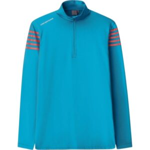 Cross Layer Sporty Half-Zip blau