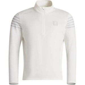 Cross Layer Sporty Half-Zip weiß