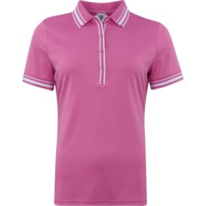 Cross Poloshirt Nostalgia II Pique mit Knopfleiste fuchsia