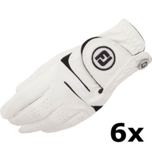 FootJoy Handschuh WeatherSof 2019 6er-Pack weiß